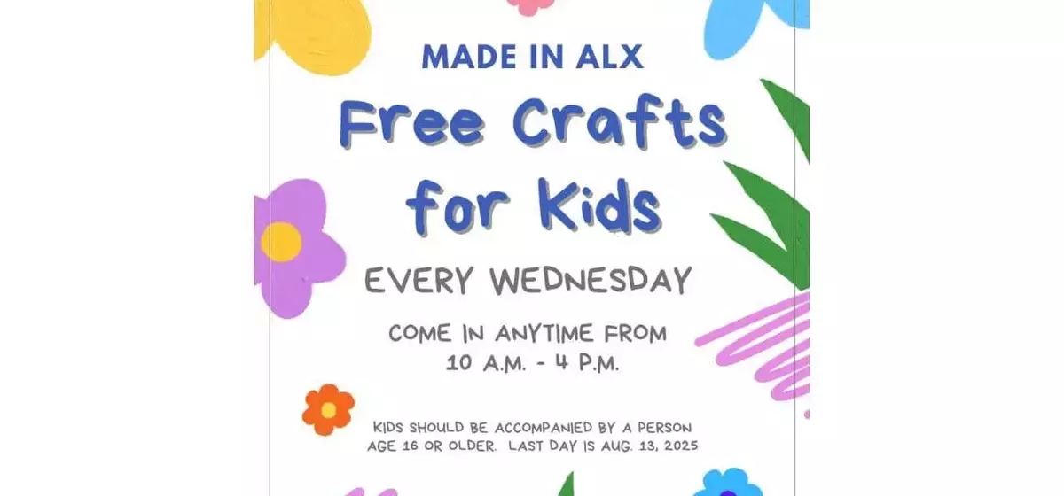 Summer Fun: Free Weekly Crafts for Kids at Made in ALX