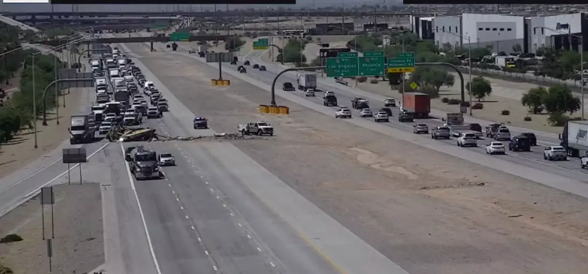Major Food Truck Crash Leads to Partial Closure of Loop 303 in West Valley