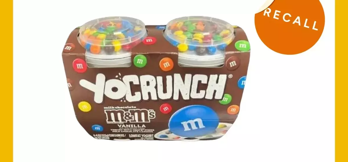 Urgent Recall: YoCrunch Yogurts Pose Choking Hazard Due to Plastic Contamination