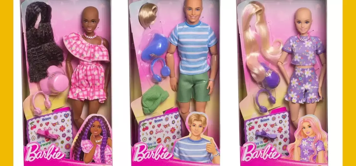 Mattel Unveils New 'Brave' Barbie and Ken Dolls to Support Children with Hair Loss