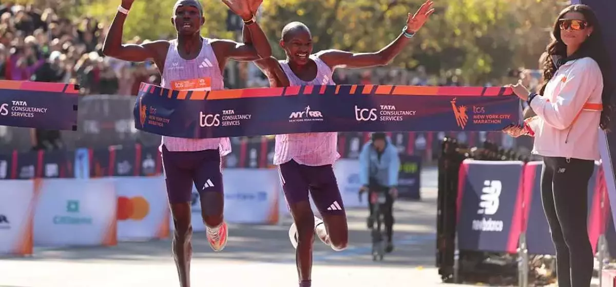 Kenyan Runners Triumph at New York City Marathon, Dominating Men's and Women's Races