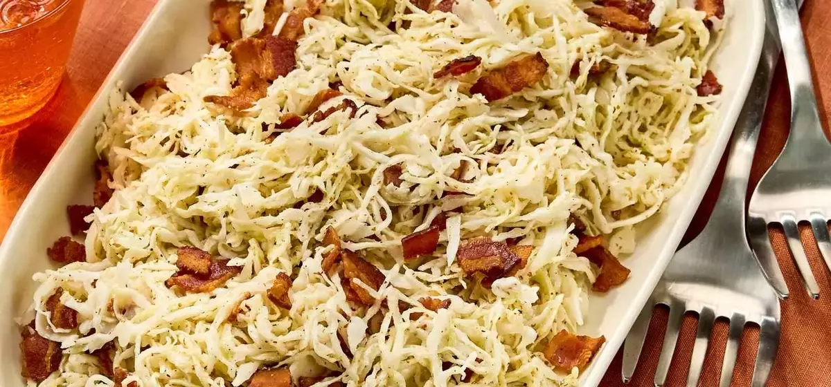 Delectable Cabbage and Bacon Side Dish