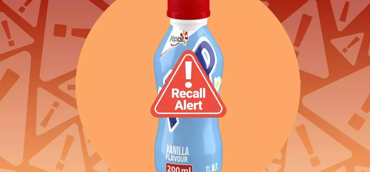 Yoplait YOP Drinkable Yogurt Recalled in Canada Over Plastic Contamination