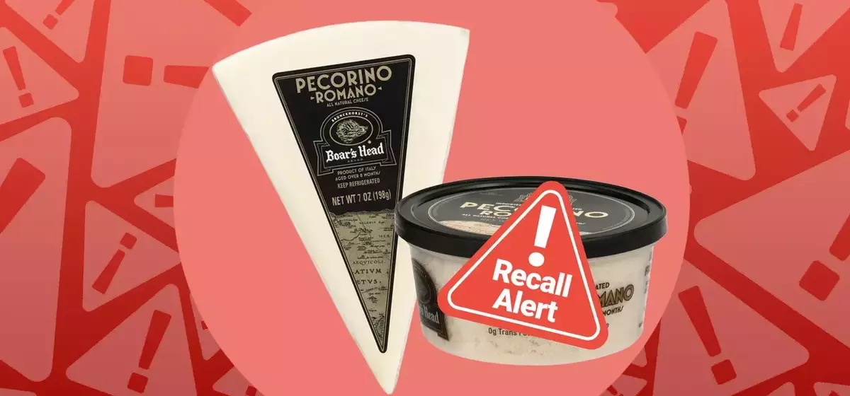 Boar's Head Pecorino Romano Cheese Recalled Over Listeria Concerns