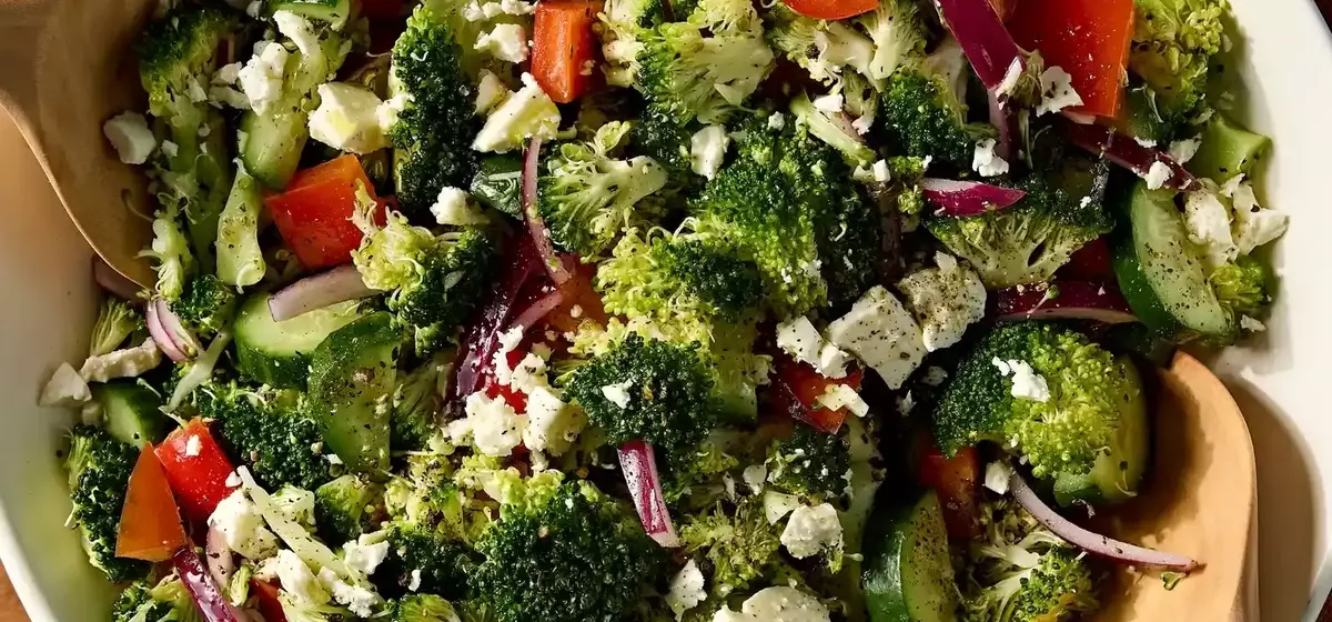 Refreshing Broccoli & Feta Salad: A Quick and Healthy Side Dish