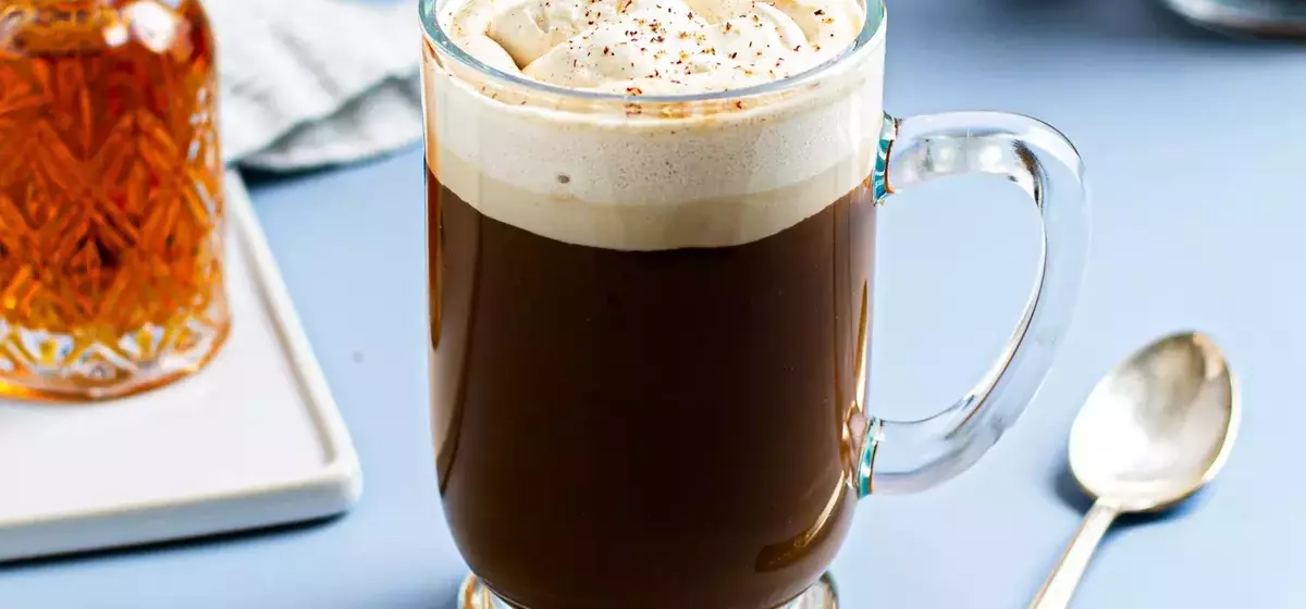 Spiced Rum Coffee with Butterscotch Whipped Cream