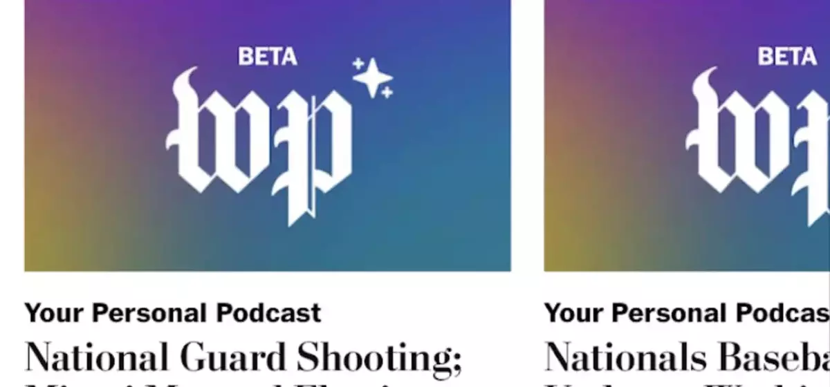 The Washington Post's AI Podcast: A Glimpse into the Future of News Consumption?