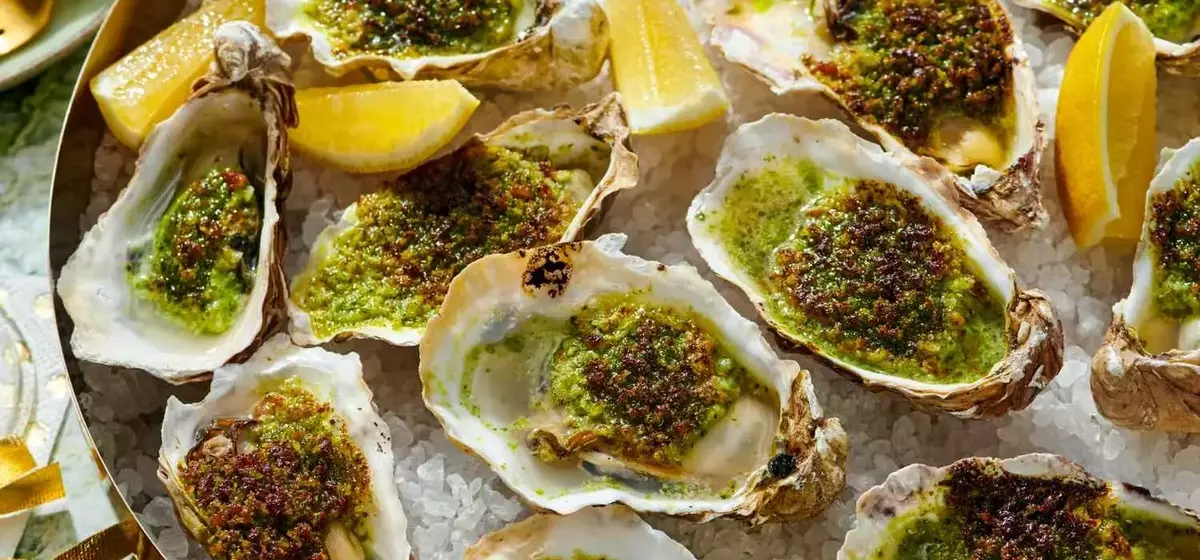 Indulgent Roasted Oysters with Savory Topping