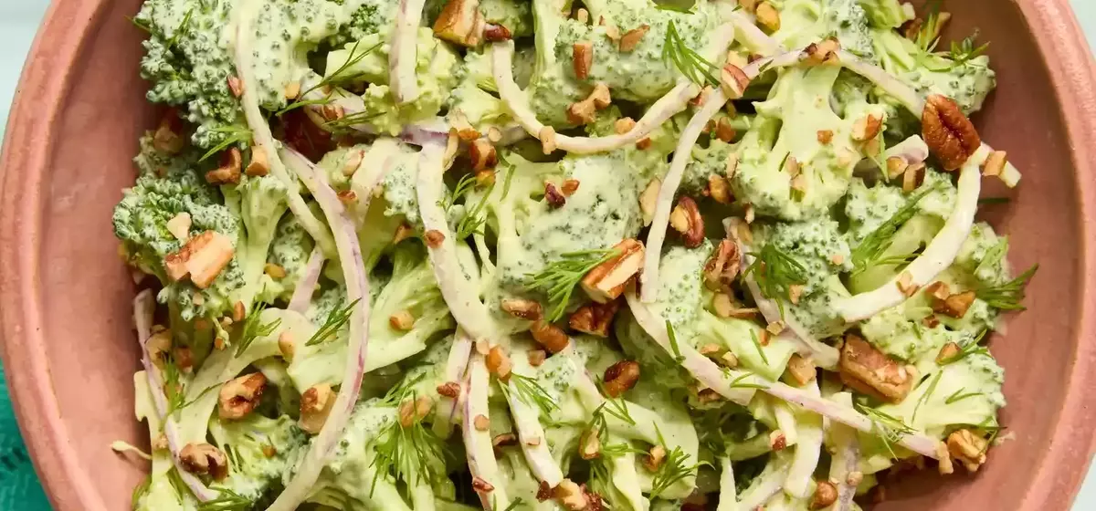High-Protein Creamy Broccoli Salad