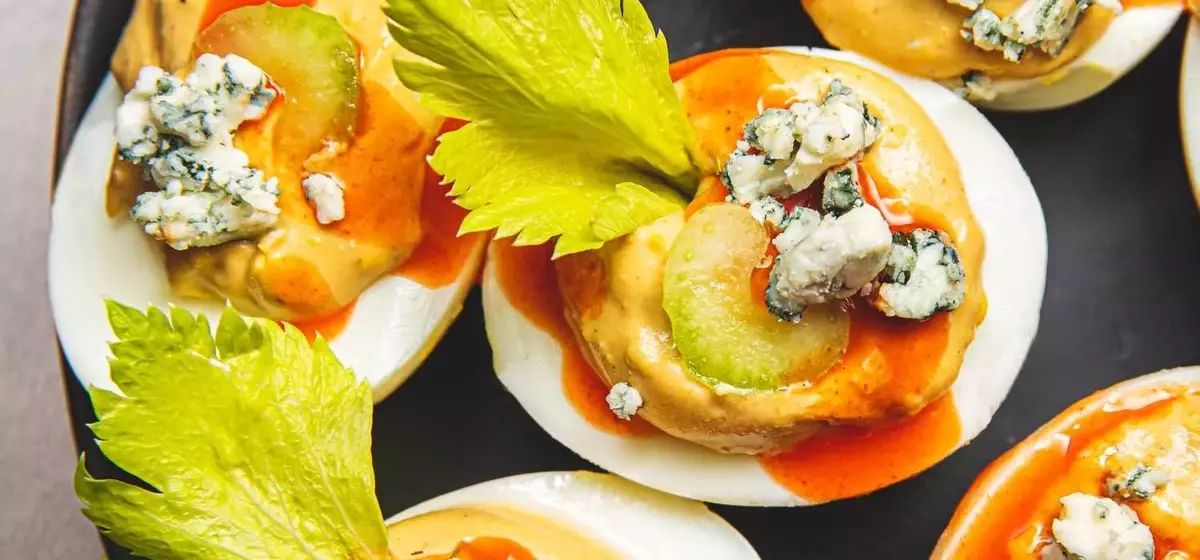 Spicy Blue Cheese Deviled Eggs: A Culinary Fusion