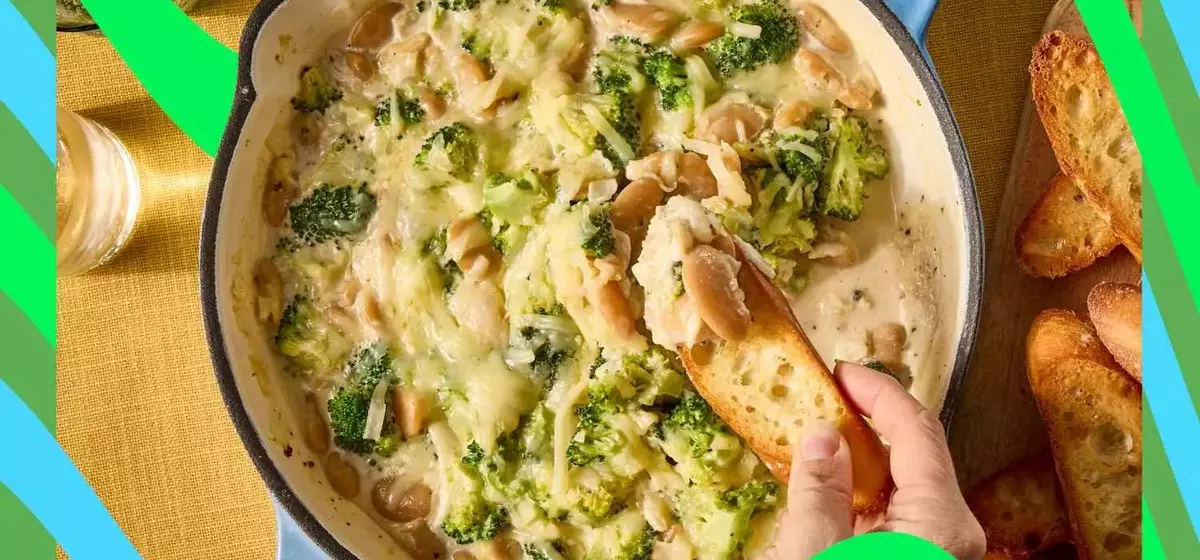 The Ultimate One-Pan Broccoli and Butter Bean Skillet