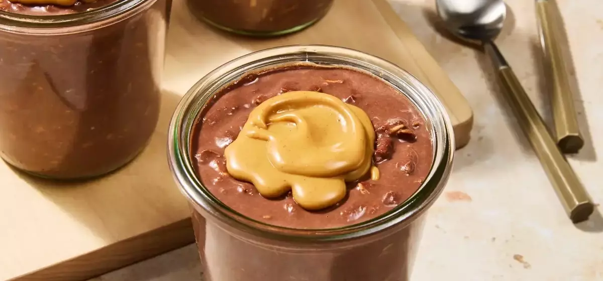 Indulgent High-Protein Peanut Butter-Chocolate Overnight Oats