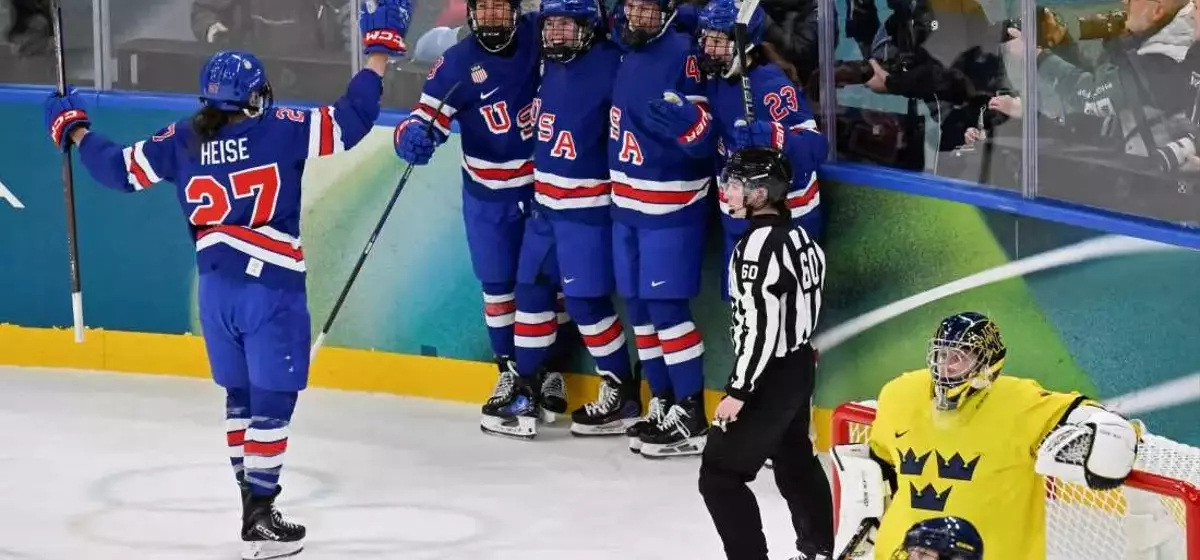 USA Women's Hockey Team Dominates, Advances to Olympic Gold Medal Match