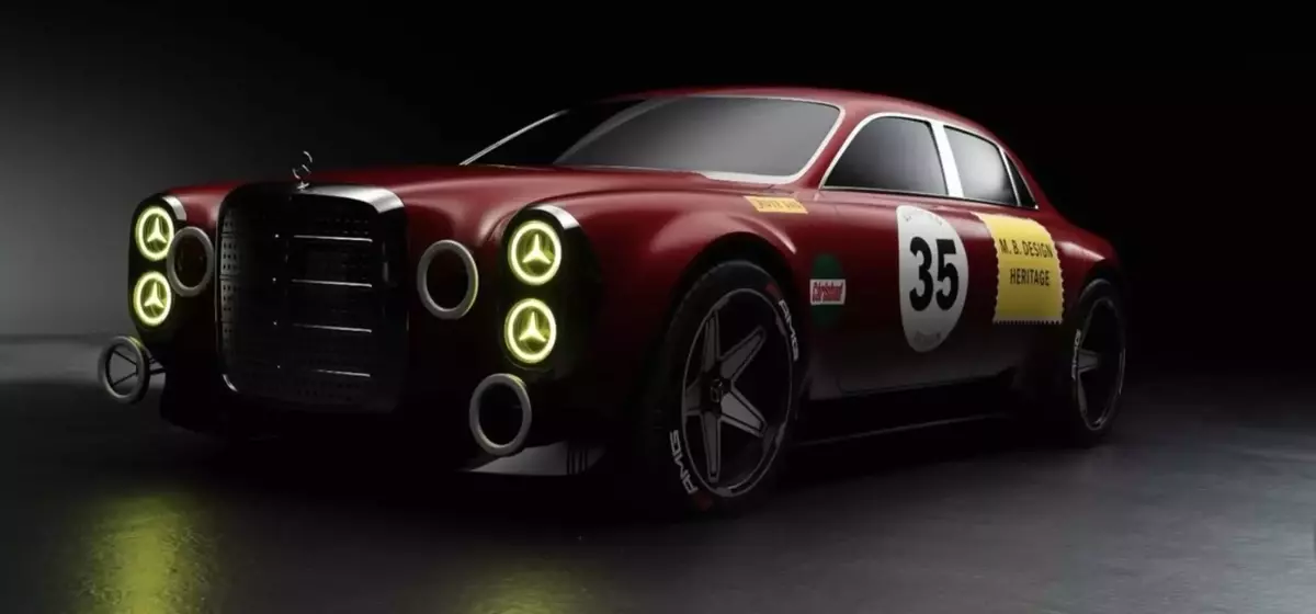 Mercedes-Benz Reimagines the Iconic "Red Pig" as a Modern Luxury Sedan