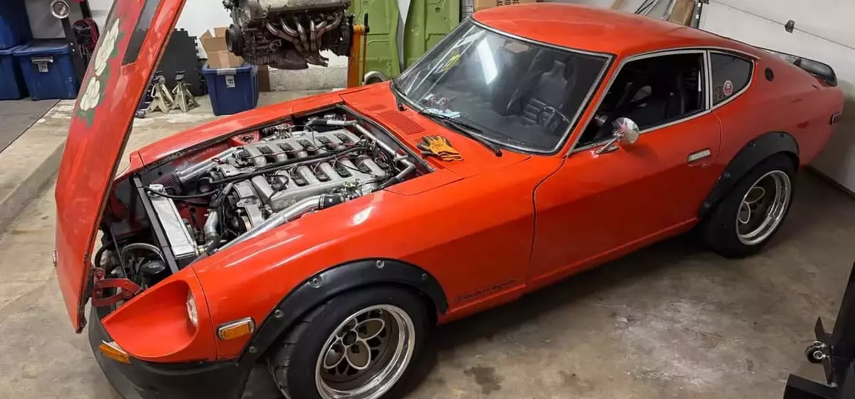 Datsun 240Z Gets V12 Engine Transplant, Roars Like a Ferrari