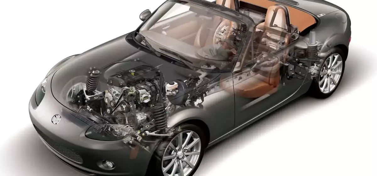 Mazda Engineers Covertly Installed a V6 Engine in a Miata Prototype