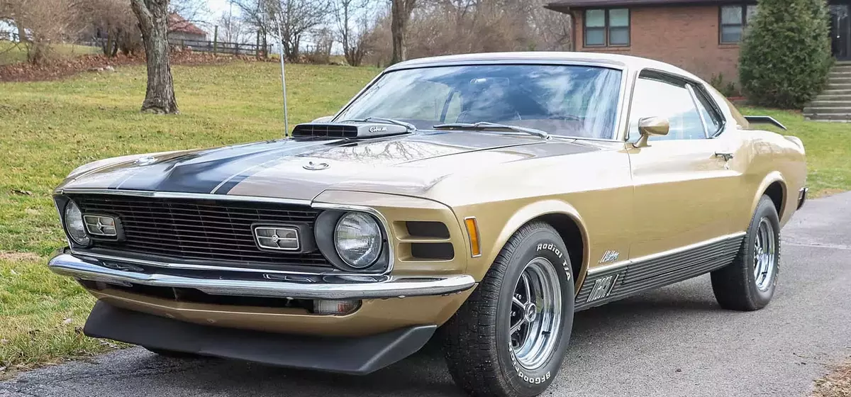 The Enduring Appeal of the 1970 Ford Mustang Mach 1 with 428 Super Cobra Jet Engine