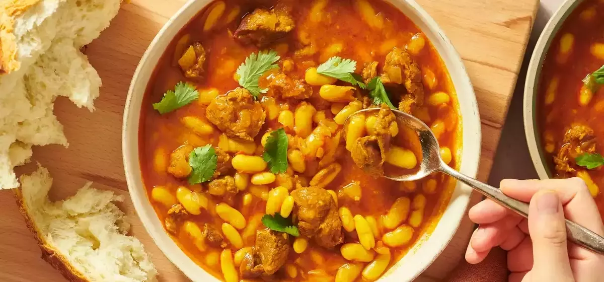 Moroccan White Bean and Lamb Stew (Loubia): A Comforting One-Pot Delight