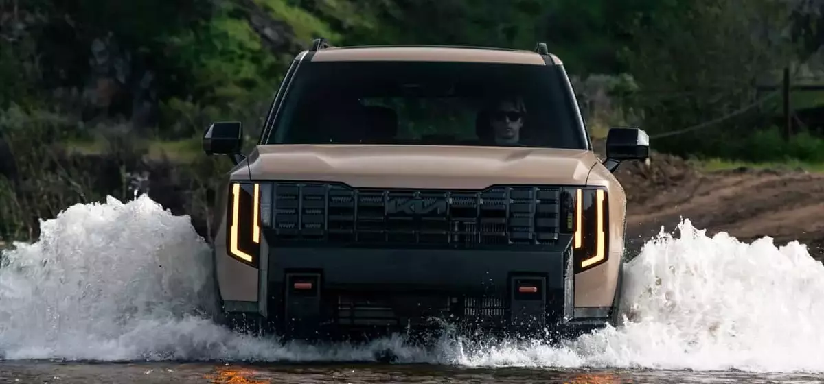 Kia Telluride X-Pro Outperforms Rivals in Wading Depth