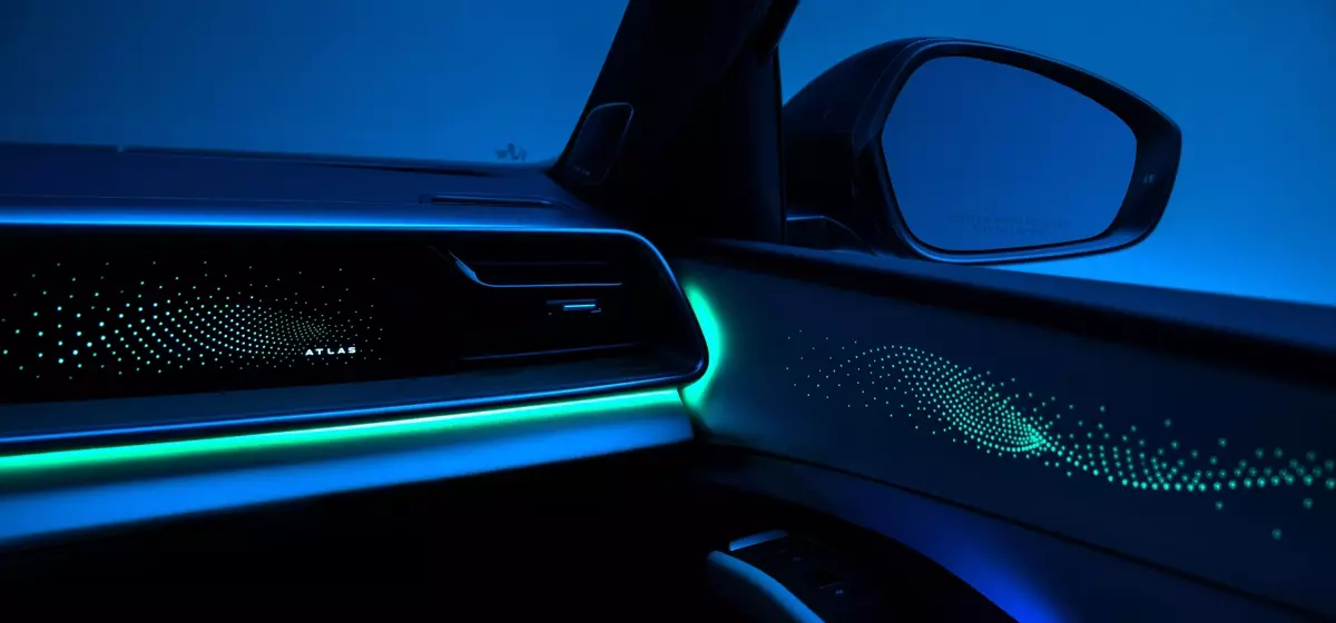 Volkswagen Teases Next-Generation 2027 Atlas Interior