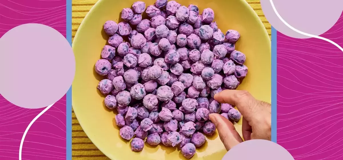 The Ultimate Anti-Inflammatory, High-Protein Snack: Lemon-Blueberry Frozen Yogurt Bites