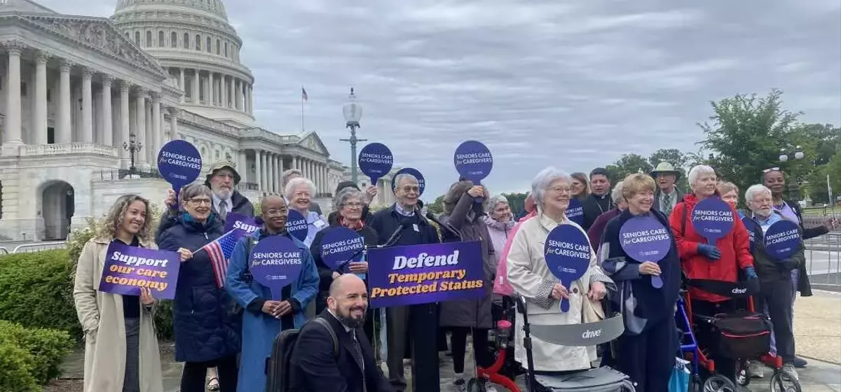 Seniors Advocate for Immigrant Caregivers Amidst Supreme Court Deliberations on TPS