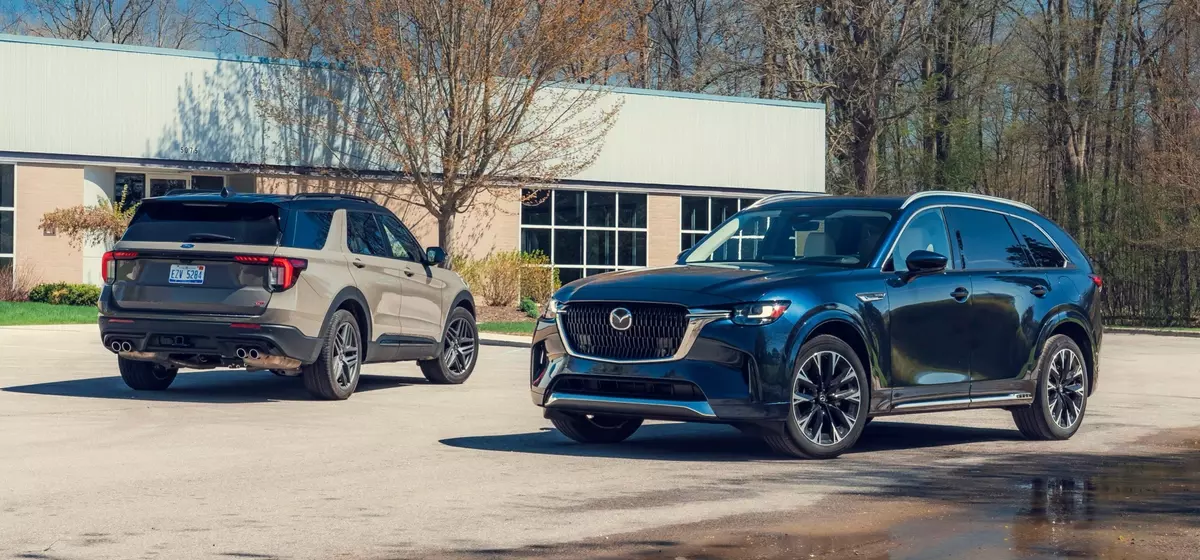 Mid-Size SUV Showdown: Ford Explorer ST vs. Mazda CX-90 Turbo S