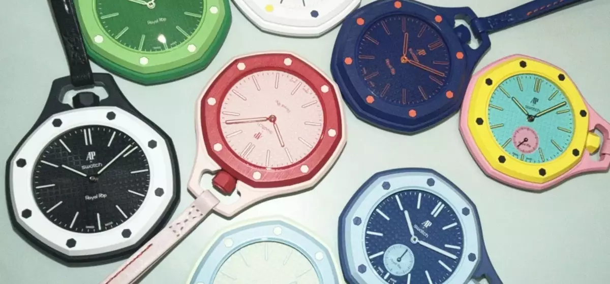 Audemars Piguet and Swatch Unveil Revolutionary Royal Pop Pocket Watch Collection