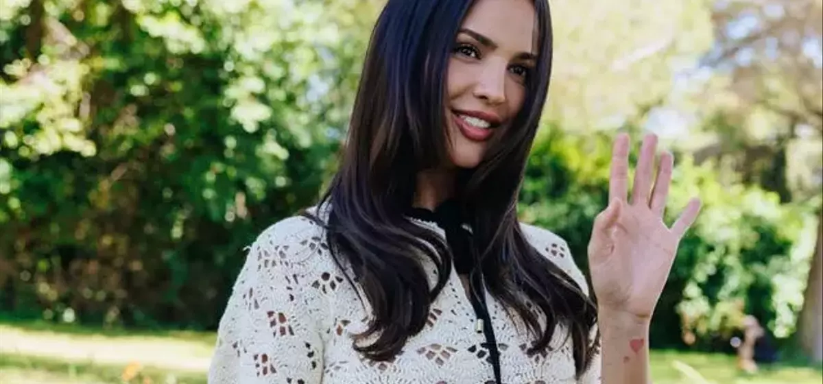 Eiza González's Elegant Crochet Ensemble at Zimmermann's French Riviera Celebration