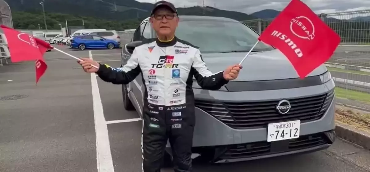 Toyota Chairman Enthusiastically Endorses Nissan Murano in Unexpected Viral Video