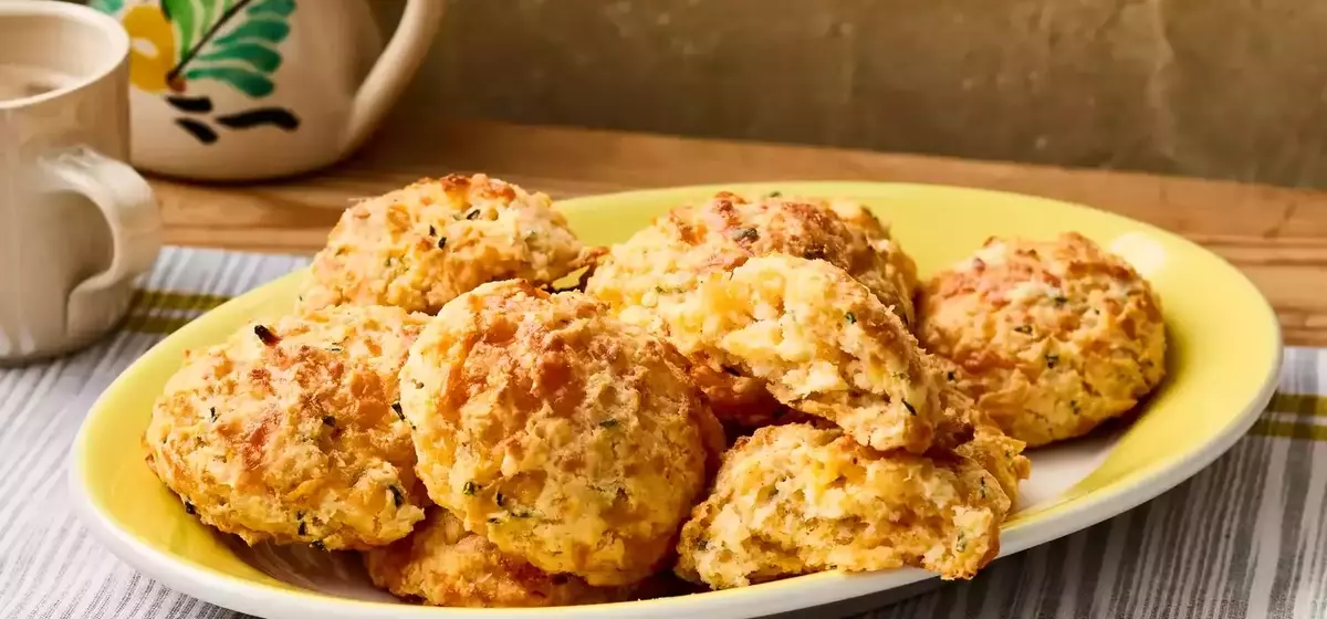 Effortless Chive and Cheddar Drop Biscuits