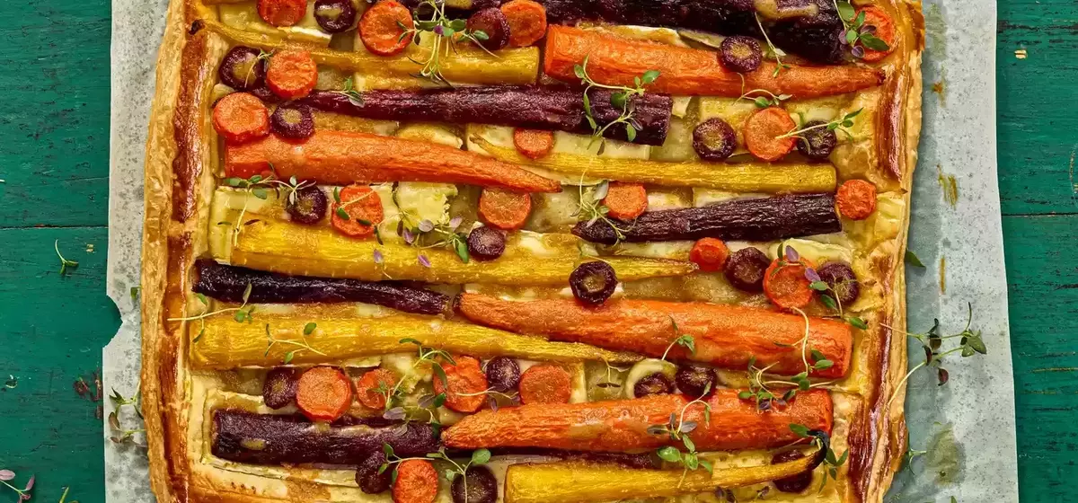 Effortless Elegance: Crafting a Savory Carrot and Brie Tart