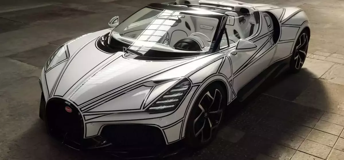 Bugatti W16 Mistral Blanc Éternel: A Unique Porcelain Masterpiece