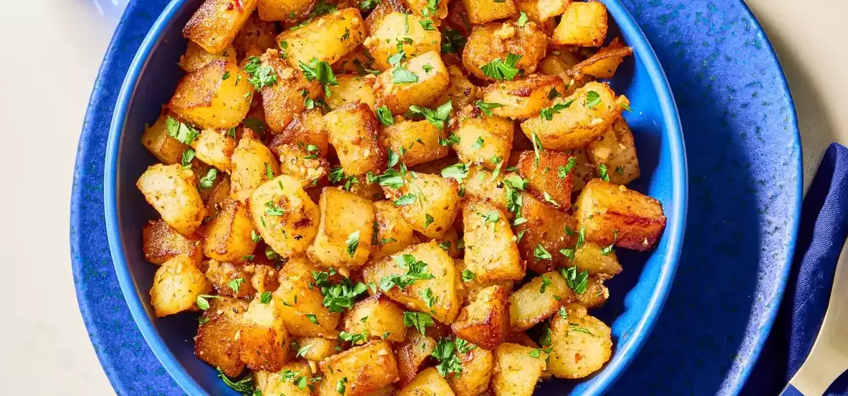 Egyptian Warm Potato Salad with Aromatic Dressing