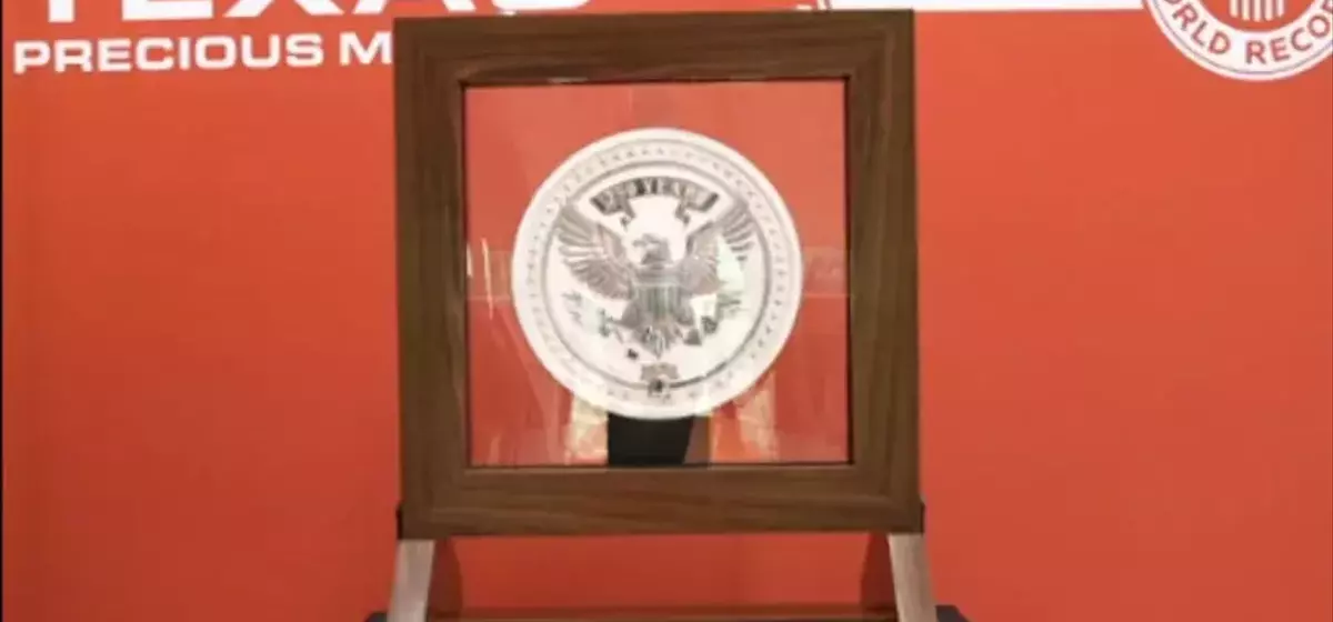 Texas Precious Metals Unveils World's Heaviest Silver Coin for America's 250th Anniversary