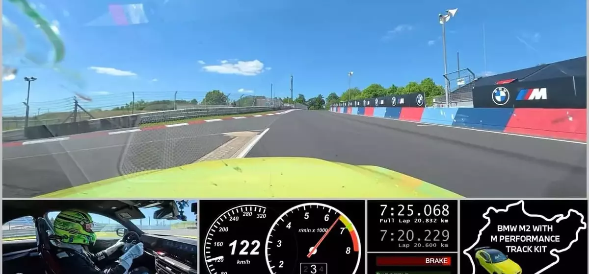 BMW M2 Sets New Nürburgring Lap Record with M Performance Track Kit
