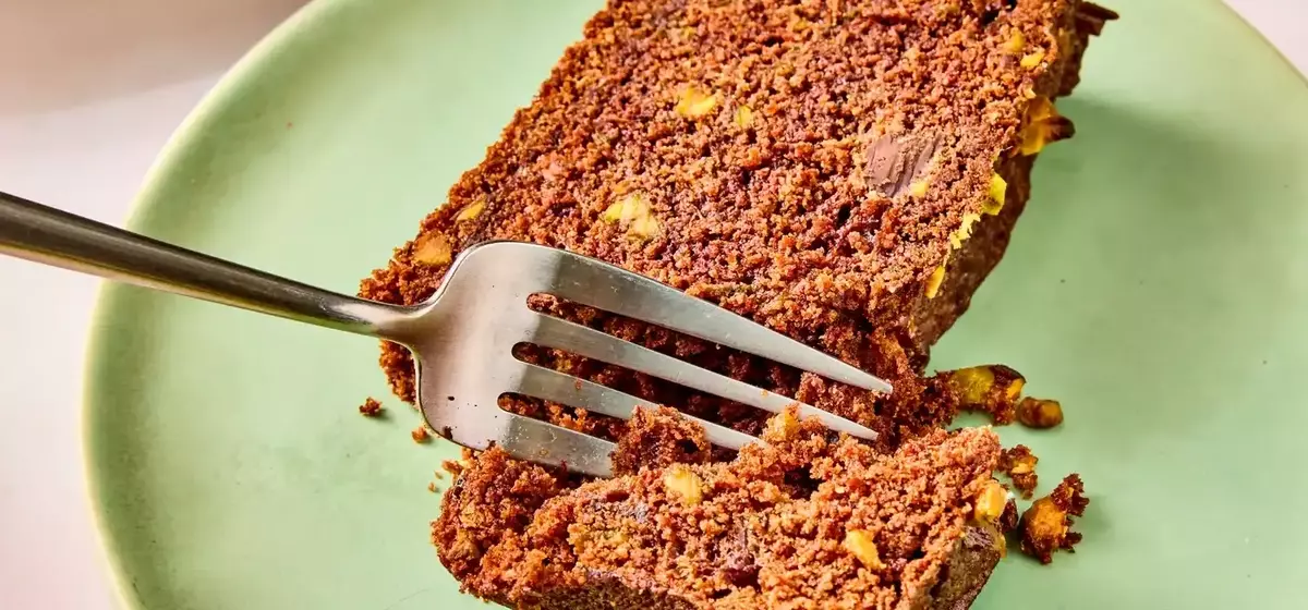 Decadent Chocolate Pistachio Zucchini Loaf