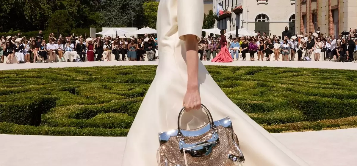 Balenciaga City Bag Receives Dazzling Couture Makeover with Shimmering Crystals