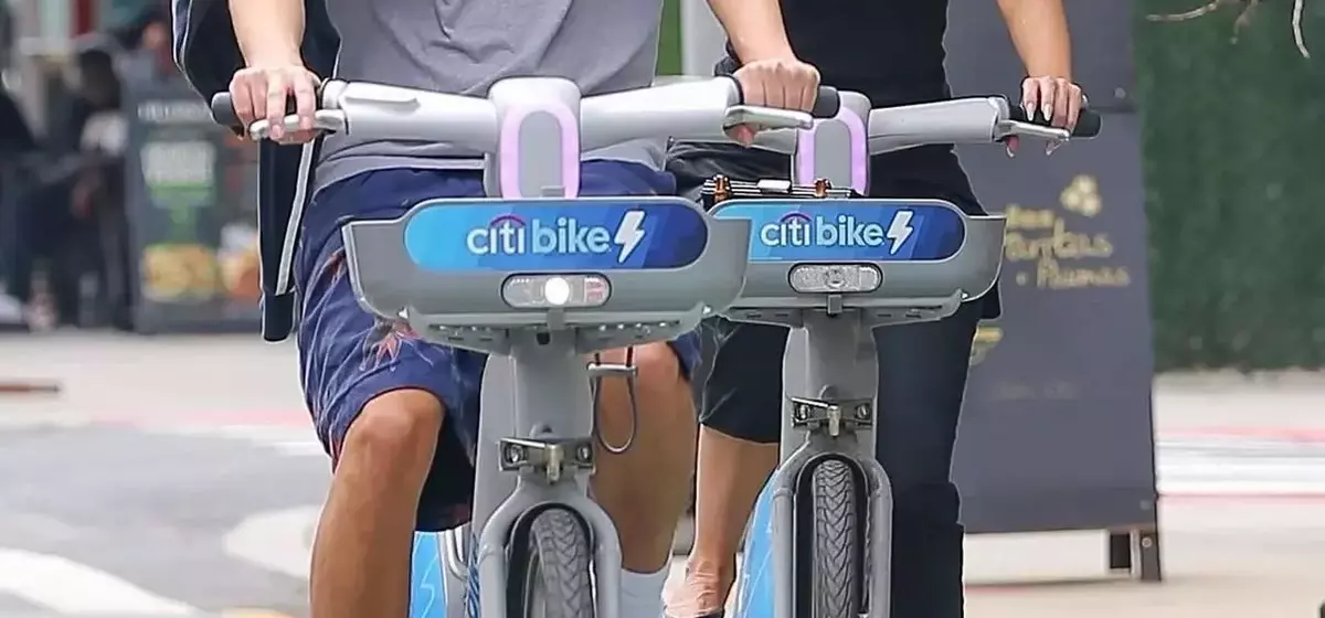 Celebrities Embrace Citi Bikes for Summer Romance in New York City