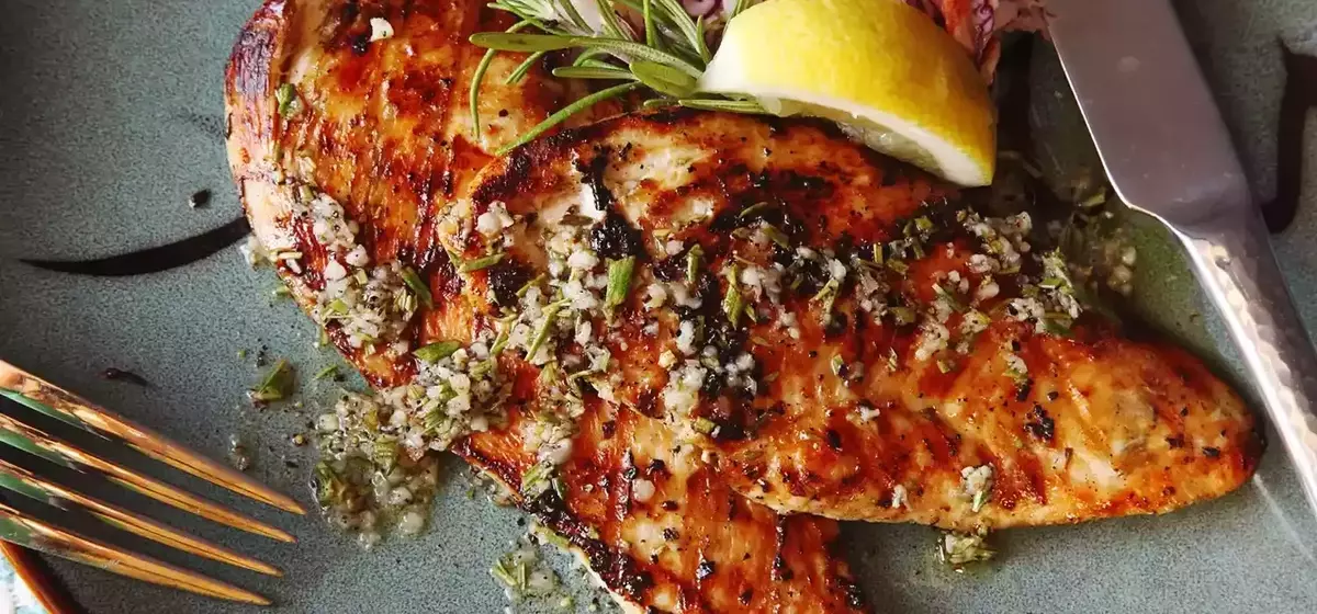 Rapid Grilled Chicken Cutlets with Herb-Citrus Dressing