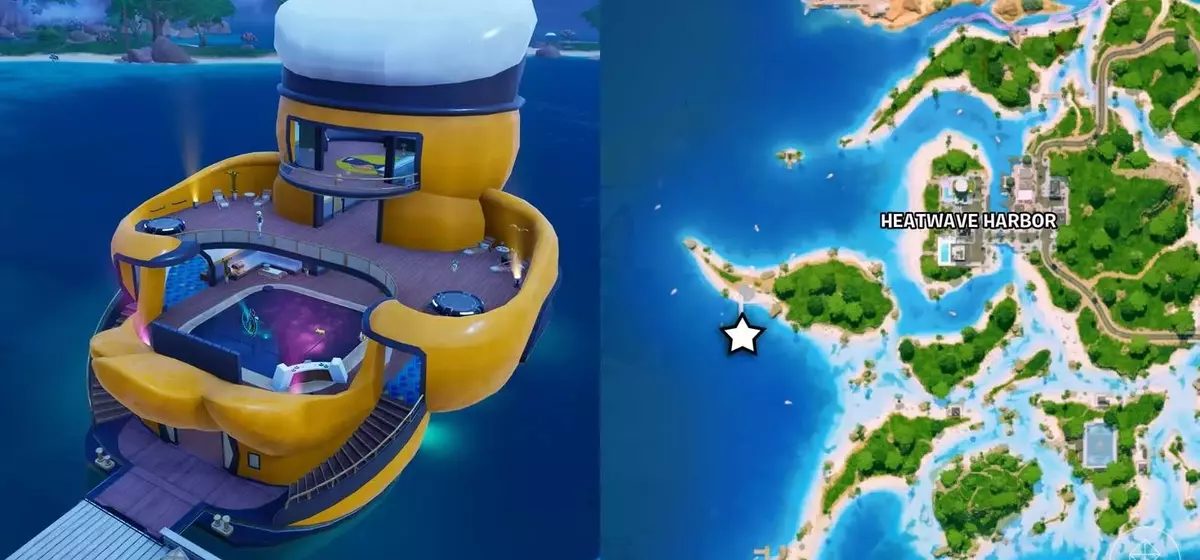 Locating the Duck Yacht Dance Floor in Fortnite Chapter 7 Season 3