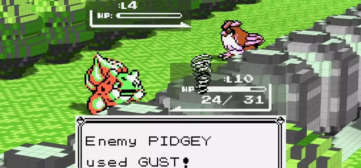 Pokémon Red and Blue Fan Mod Revolutionizes Classic Visuals with Voxel Art