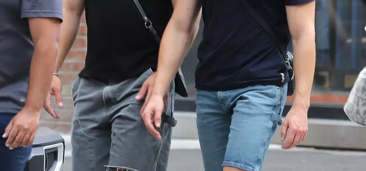 Co-Stars Hudson Williams and Connor Storrie’s Synchronized Toronto Street Style