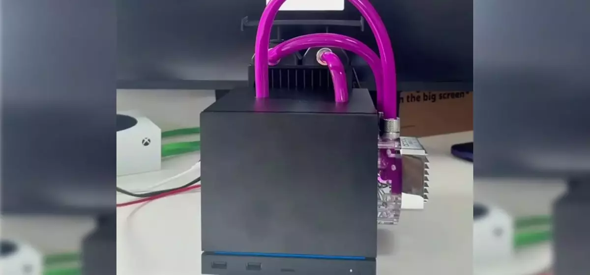 The First Water-Cooled Steam Machine: A Pink Tubing Spectacle