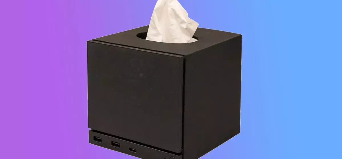 Steam Machine Design Inspires Unique Tissue Box