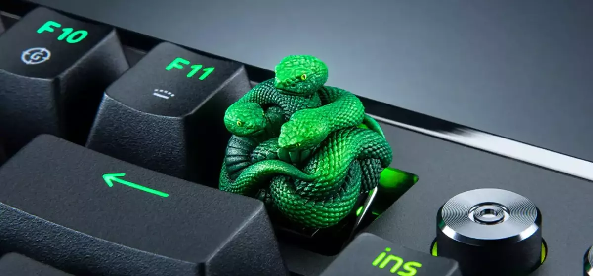 Razer's New Artisan Keycap: A $90 Statement Piece or Just a Snake?