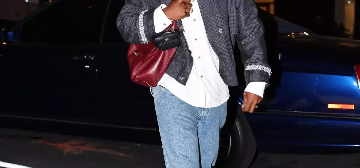 A$AP Rocky Channels Rihanna's Signature Double-Bag Chanel Style in New York