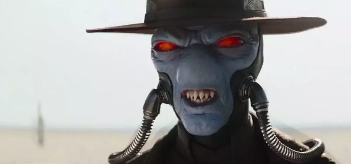 Cad Bane Card Suspended from Star Wars: Unlimited Premier Play