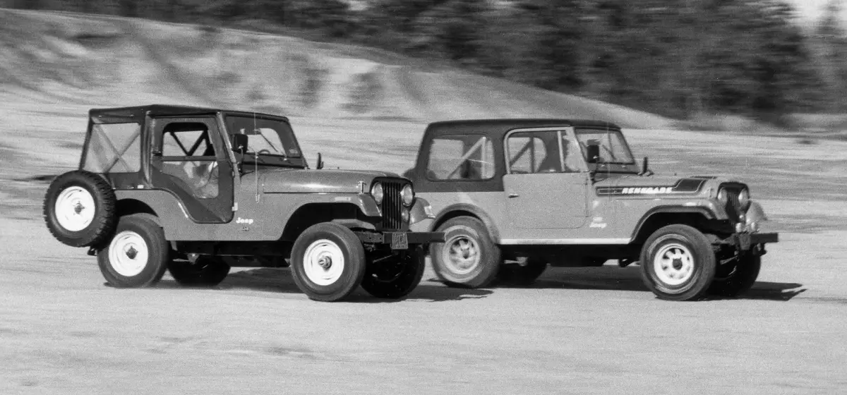 Jeep CJ-5 vs. CJ-7 Renegade: A 1976 Off-Road Showdown