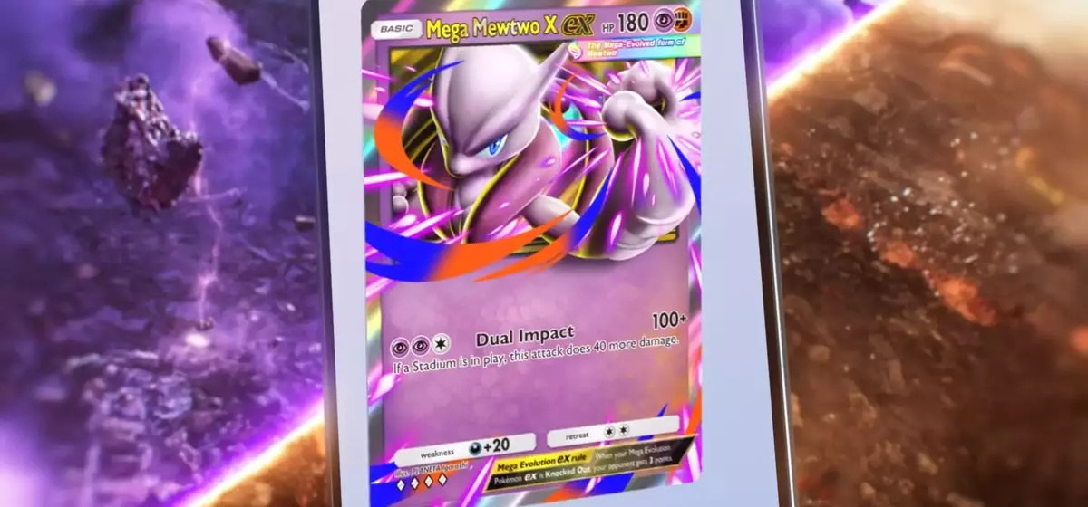 Dual-Type Cards and Mega Mewtwo X Ex Arrive in Pokémon TCG Pocket This October